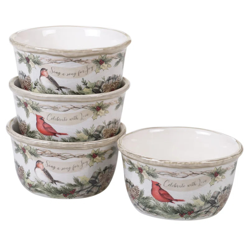 Certified International Certified International Holly And Ivy 16Pc Dinnerware Set