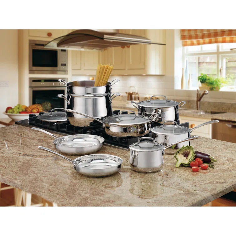 Cuisinart 13 Piece Contour Stainless Steel Cookware Set
