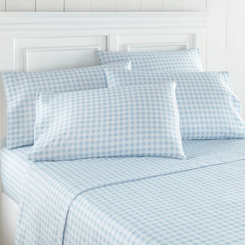 Shavel Home Products Seersucker Sheet Set