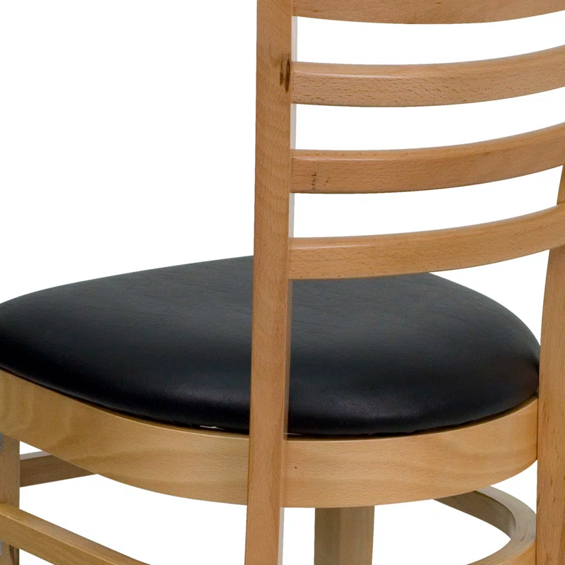 Red Barrel Studio® Ladder Back Wooden Restaurant Chair