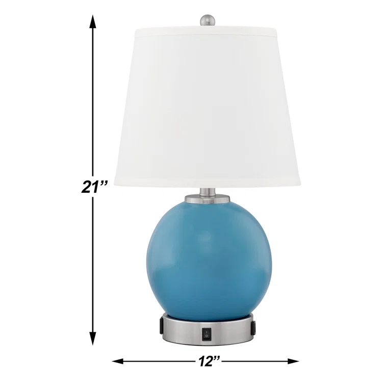 Medallion Lighting Dream Collection Resin USB Table Lamp