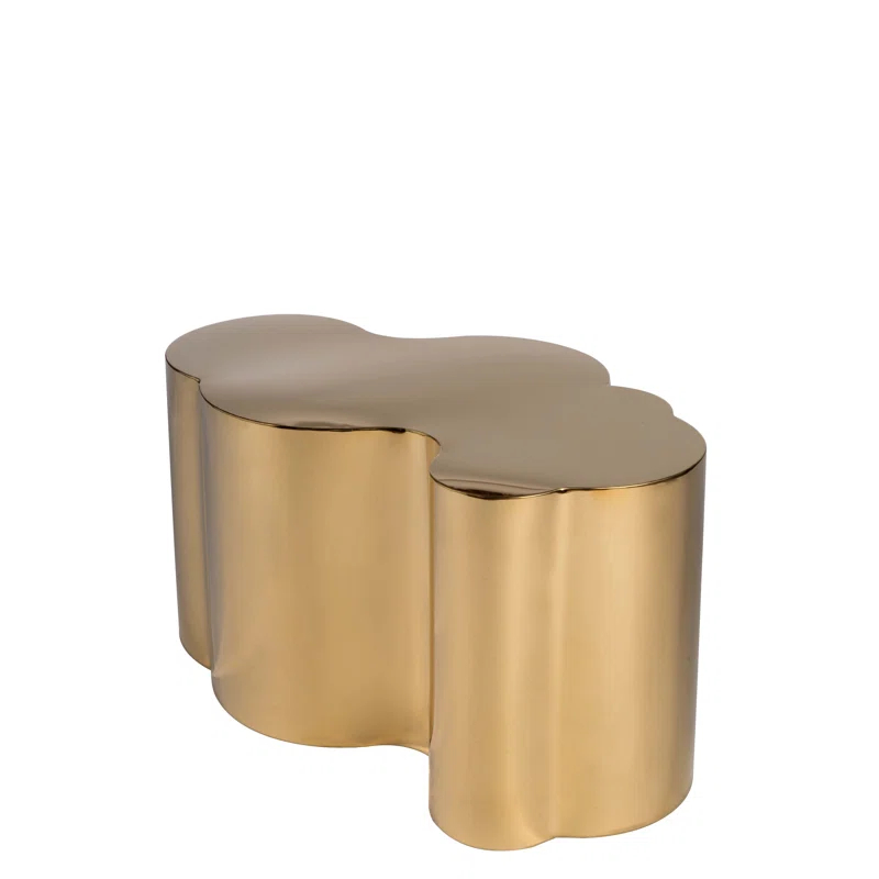 Statements by J Kate Coffee Table with Cloud-Shaped Freeform Design – Modern Accent Table