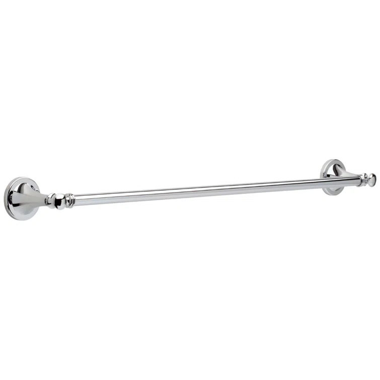Delta Silverton Wall Mount Towel Bar Bath Hardware Accessory in Polished Chrome 132886