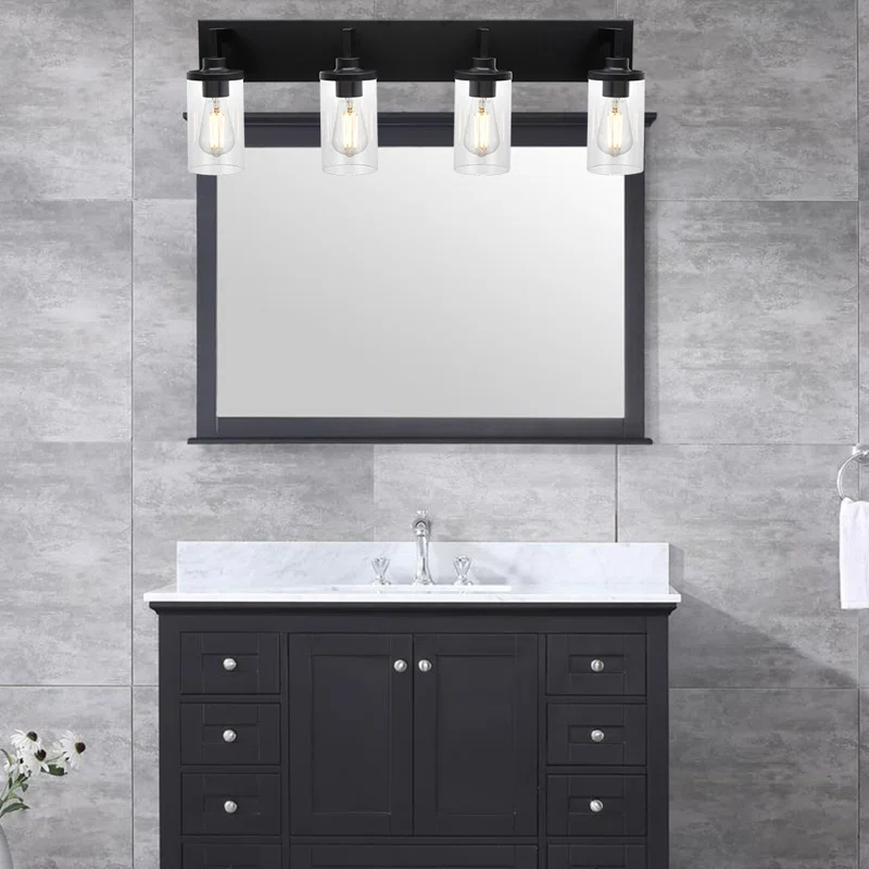 Gracie Oaks Collman 4 - Light Dimmable Vanity Light