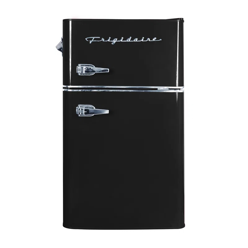 Frigidaire 3.2-Cu Ft. 2-Door Retro Compact Bar Fridge With Freezer And Side Bottle Opener