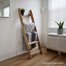Milltown Merchants 54'' Solid Wood Blanket Ladder