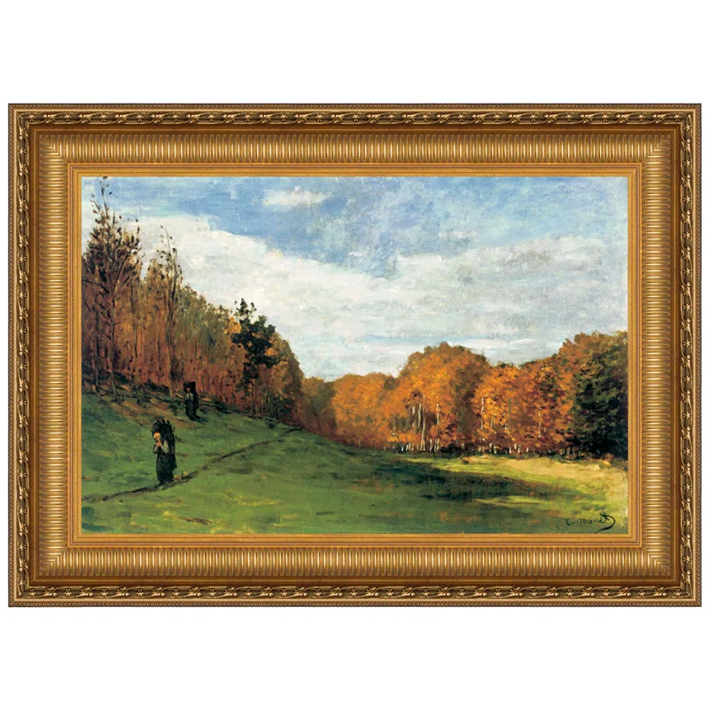 Vault W Artwork " Woodgatherers At The Edge Of The Forest, 1863 " by Claude Monet