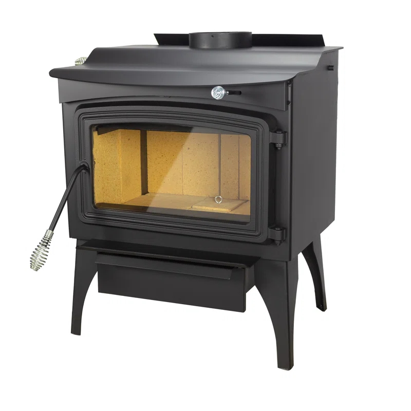 Pleasant Hearth 1,800 Sq. Ft. Medium Freestanding Wood Burning Stove with Legs