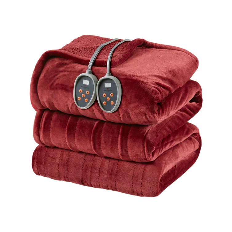 Woolrich Woolrich Heated Plush to Berber Blanket