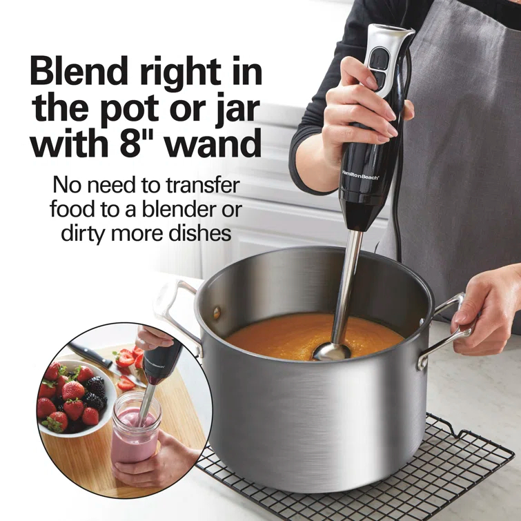 Hamilton Beach Hamilton Beach Immersion Blender With 3 Attachments