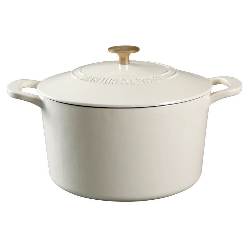 Martha Stewart Martha Stewart Gatwick 7 qt. Cast Iron Round Dutch Oven with Lid