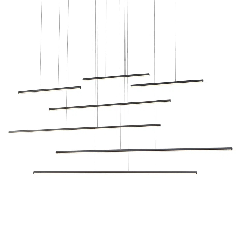 Kuzco Lighting Chute Motion 7 - Light LED Kitchen Island Pendant