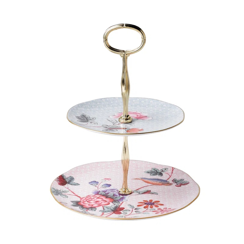 Wedgwood Cuckoo Tea Story Bone China Tiered Stand | Wayfair