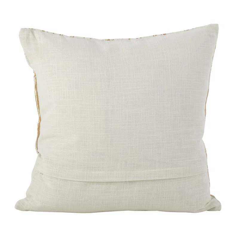 Loretta Abstract Square Cotton Pillow Cover