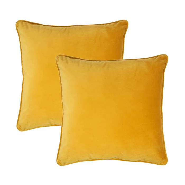 Sherry Kline Velvet Pillow Velvet Reversible Throw Pillow (Set of 2)