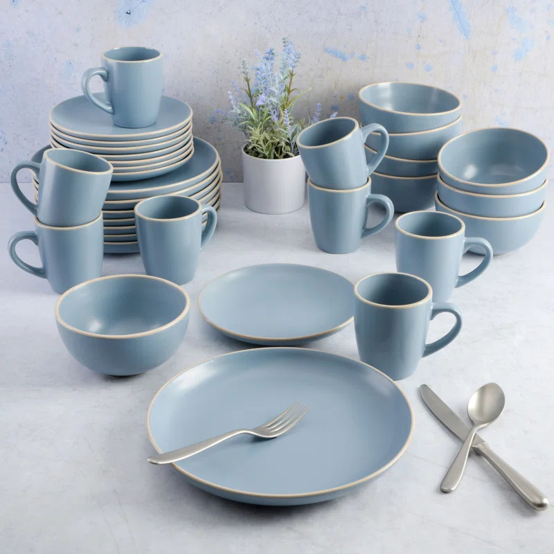 Gibson Gibson Home Rockaway 32 Piece Dinnerware Set