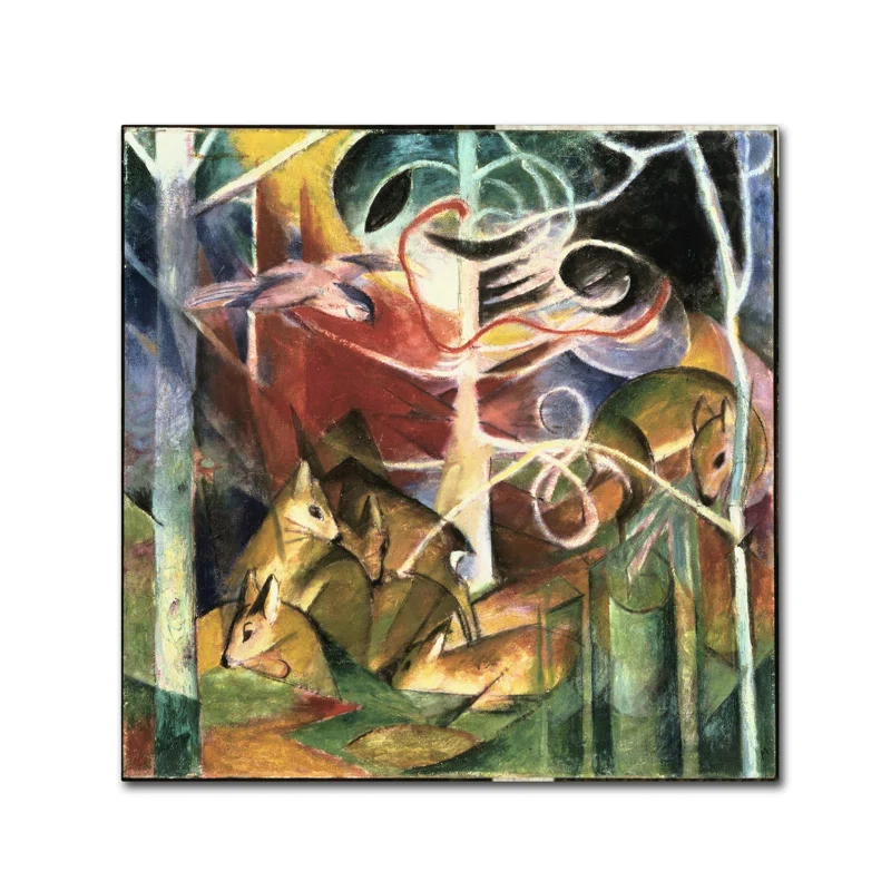 Trademark Fine Art " Deer " by Franz Marc