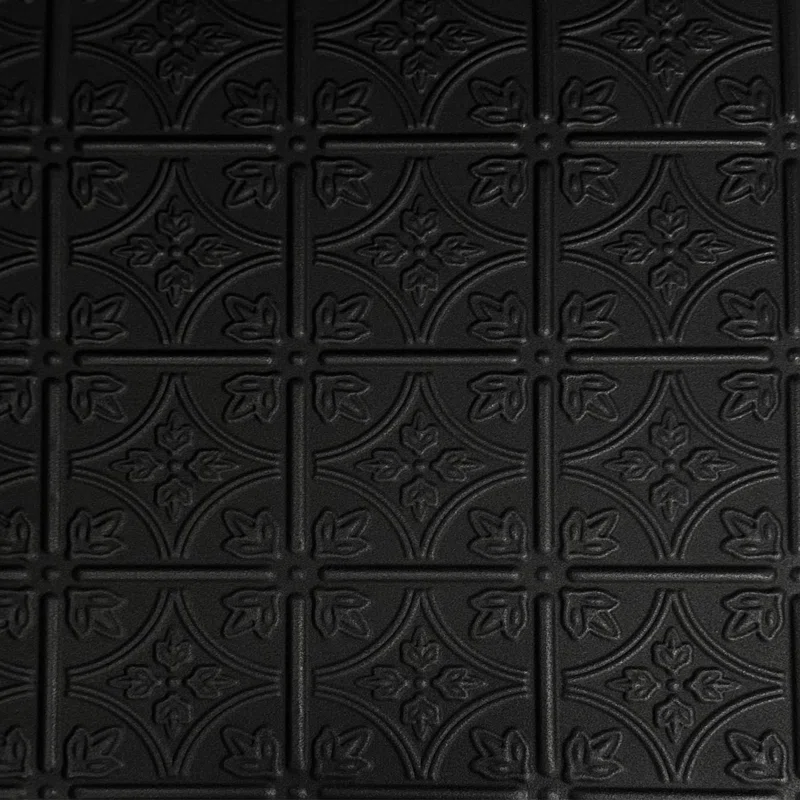 A La Maison Ceilings Emma's Flowers 1.64 ft. x 1.64 ft. Glue-Up Polystyrene Ceiling Tile (Set of 8)