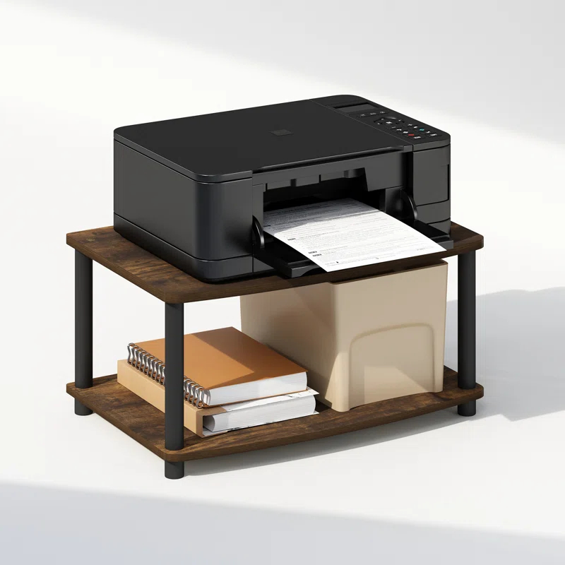 Furinno Turn-N-Tube 11'' H x 24'' W Printer Stand