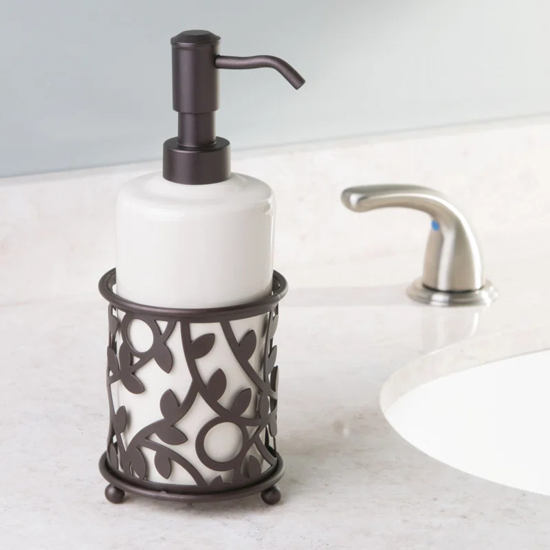iDesign Vine Ceramic / Porcelain Soap Dispenser