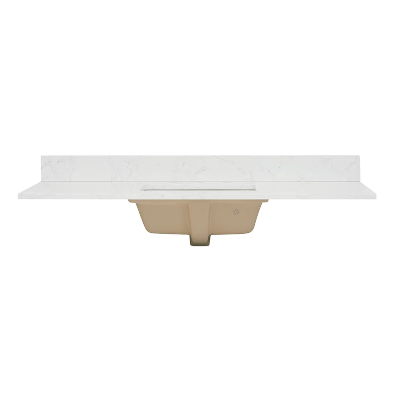 Altair Ceres 49" Engineered Stone Single Bathroom Vanity Top with Sink