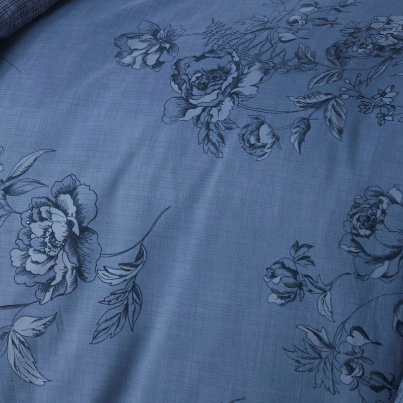 Harmony Collection Microfiber Reversible Duvet Cover Set