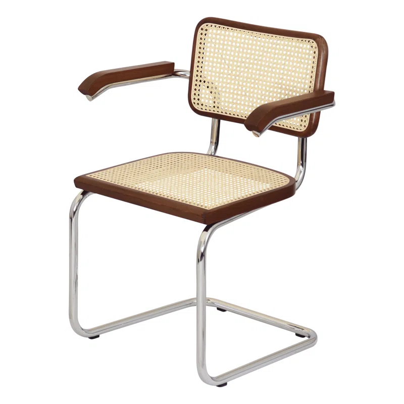 Breuer Chair Company Marcel Breuer Cesca Cane Cantilever Dining Armchair Arm Chair
