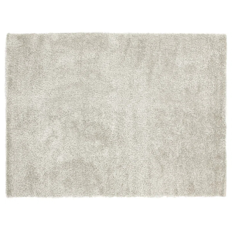 EXQUISITE RUGS Exquisite Rugs Viscose Shaggy Handmade Handloomed Viscose Gray Area Rug