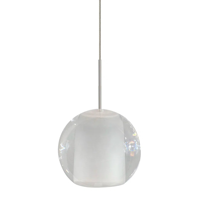 Gracie 7 - Light Satin Nickel Cluster Pendant
