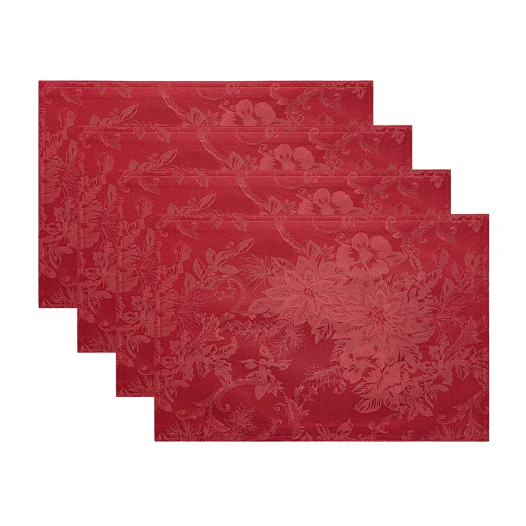 Astoria Grand Tilghman Polyester Rectangle Placemat (Set of 4)