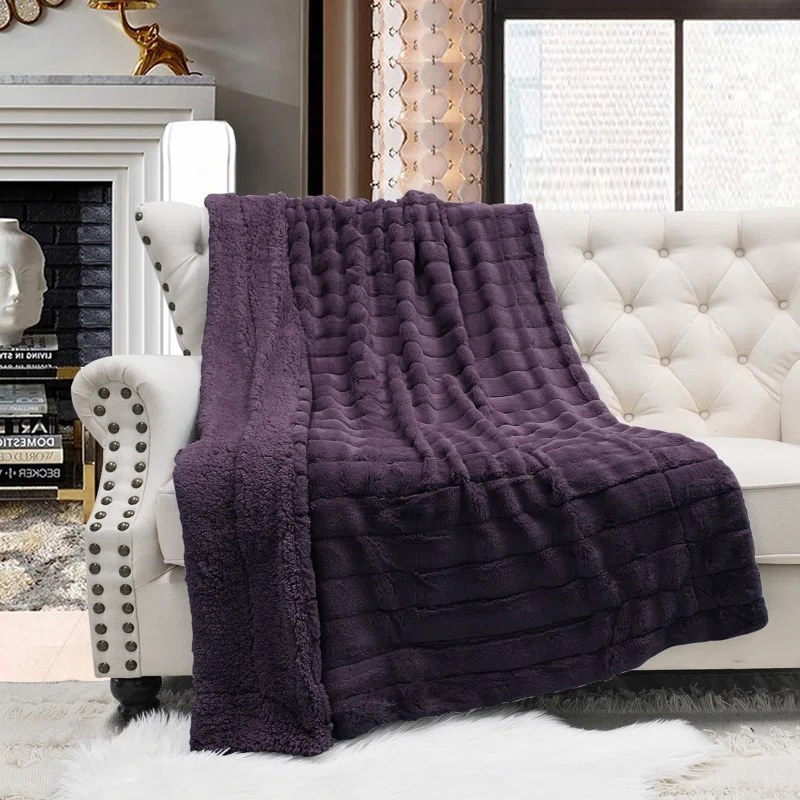 Home Soft Things Super Mink Throw Blanket