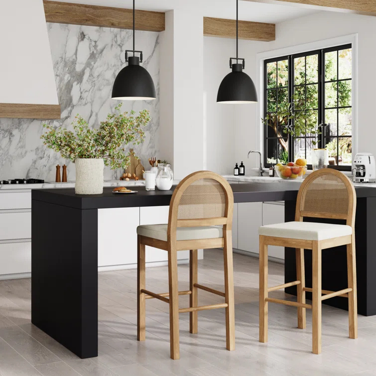 Nathan James Boucle Counter Stool