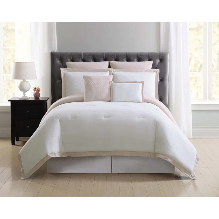 Truly Soft Everyday Microfiber Modern & Contemporary 7 Piece Comforter Set & Reviews | Wayfair