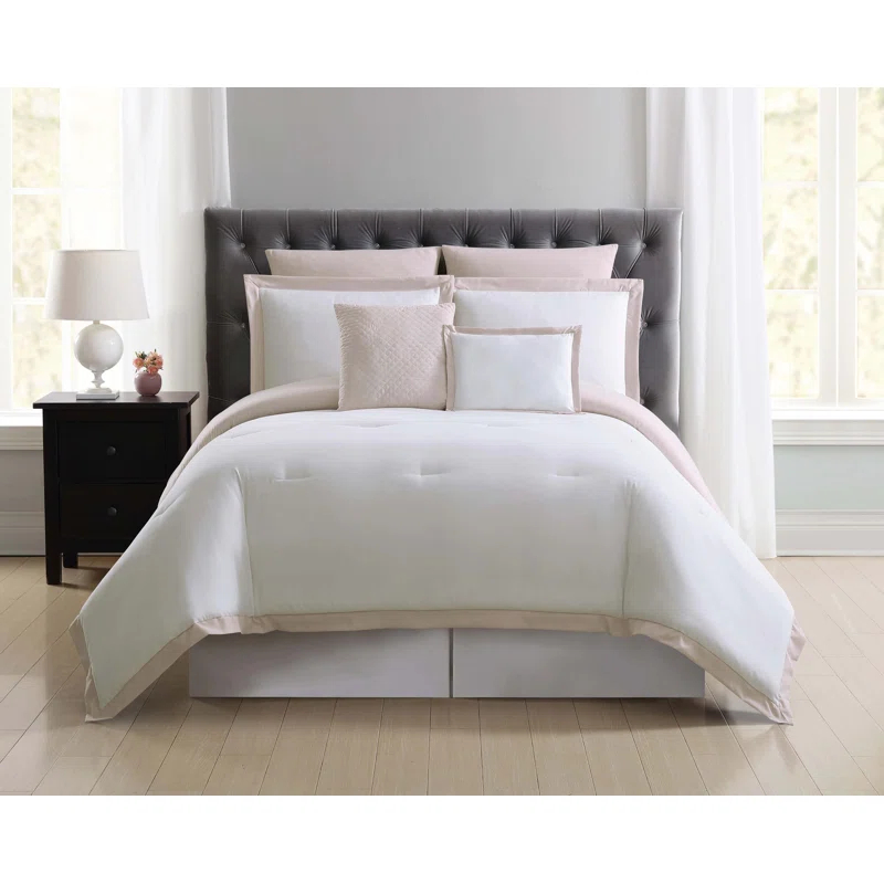Truly Soft Everyday Modern & Contemporary Box Stitch Comforter Set