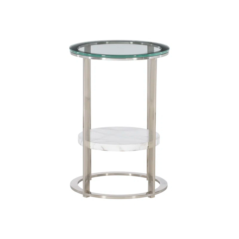 Lafayette Glass Top End Table