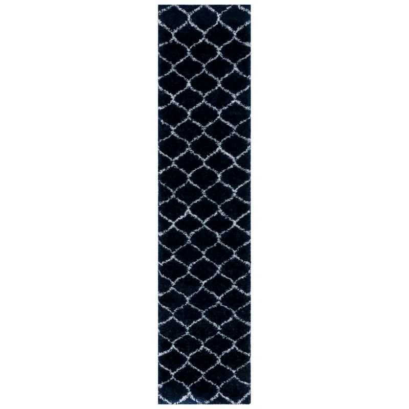 Red Barrel Studio® Tahoe Shag Performance Geometric Rug