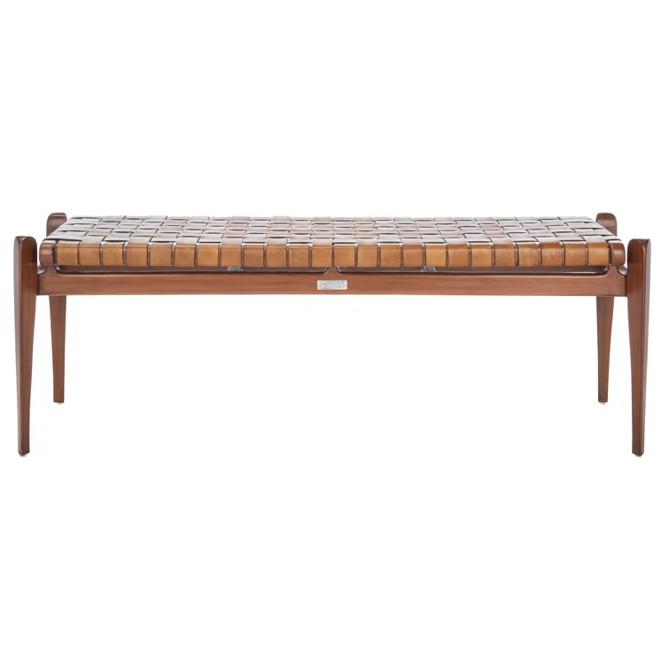 Kenan Genuine Leather Bench
