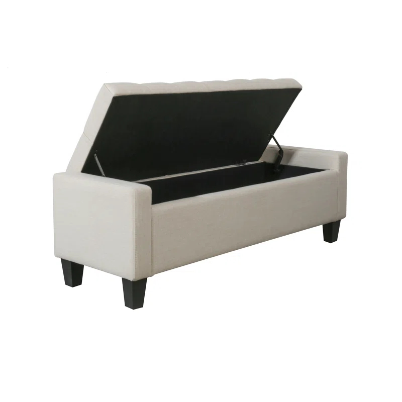 Porthos Home Porthos Home Wren Fabric Button Tufted Storage Bench