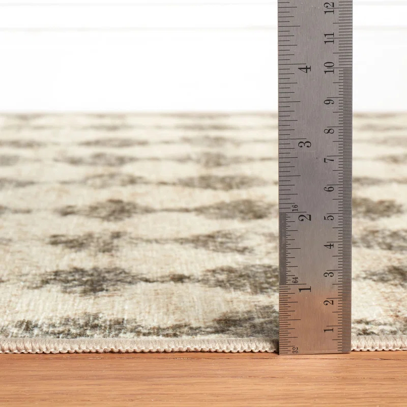Dash and Albert Rugs Izzy Grey Machine Washable Rug
