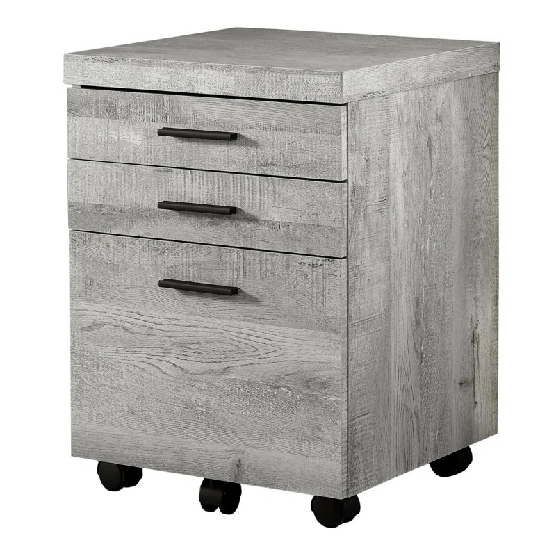 Gracie Oaks File Cabinet, Rolling Mobile, Storage Drawers, Printer Stand