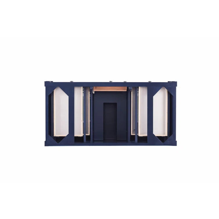 James Martin Vanities Brittany 48" Victory Blue Single Vanity w/ 3 CM Ethereal Noctis Quartz Top