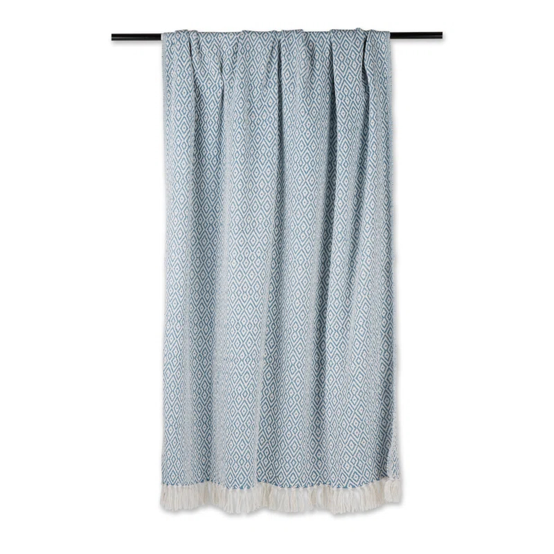 Design Imports Hand Woven Throw Blanket