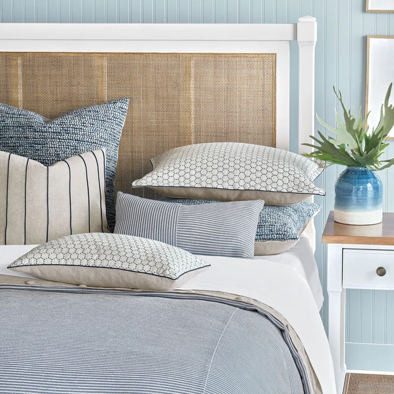 Eastern Accents Beau Cotton Blend Throw Square Pillow Cover & Insert