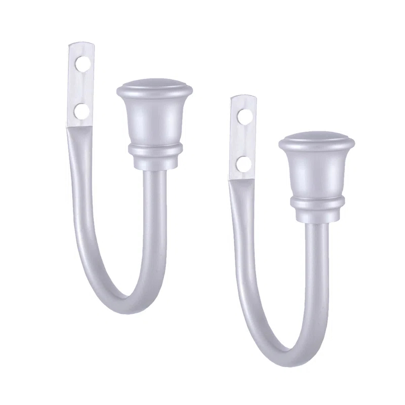 Kenney Kenney Trumpet Holdbacks for Curtains and Drapes, Set of 2