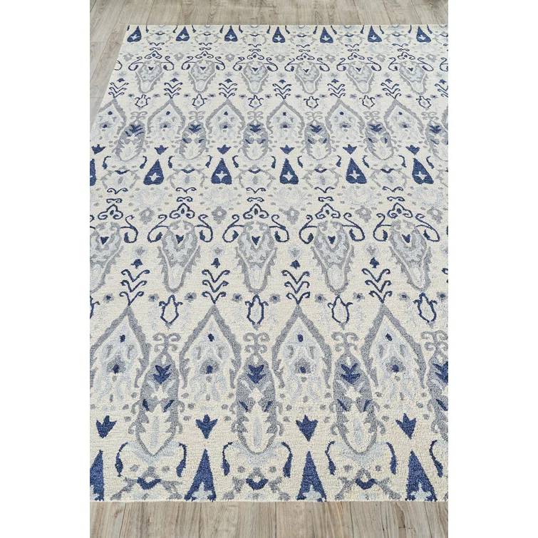 EXQUISITE RUGS Sarasota Wool Ikat Indoor Rug