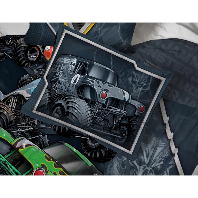 Monster Jam Slash Bedding Set w/ Sham