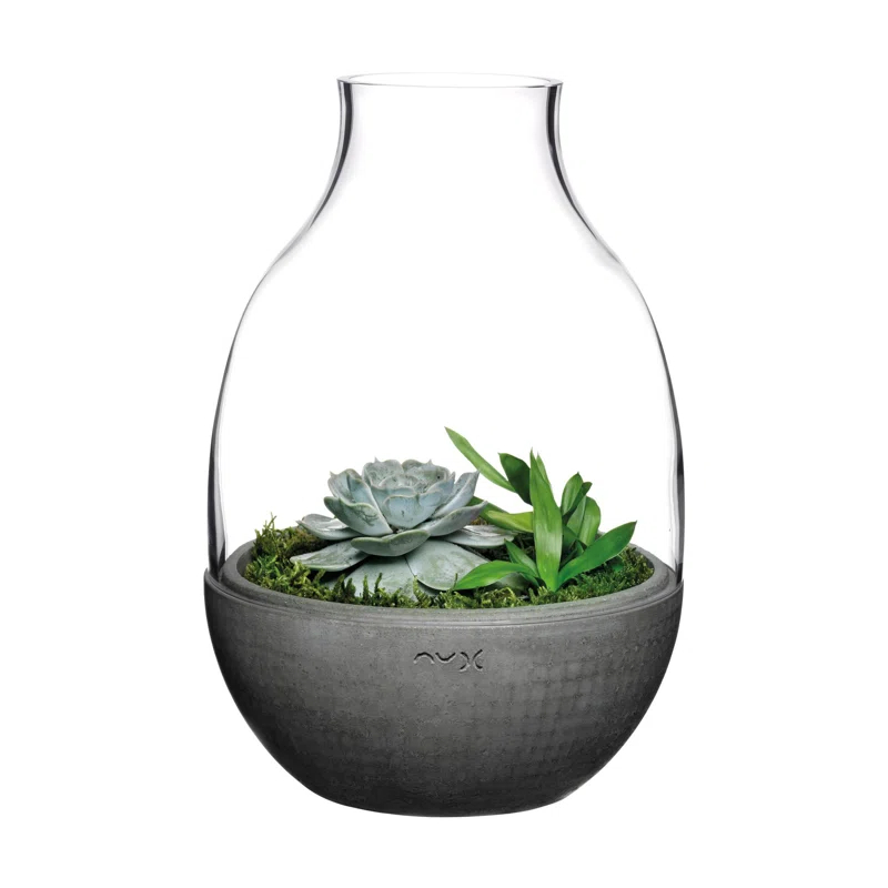 Nude Eden Handmade Glass Terrarium