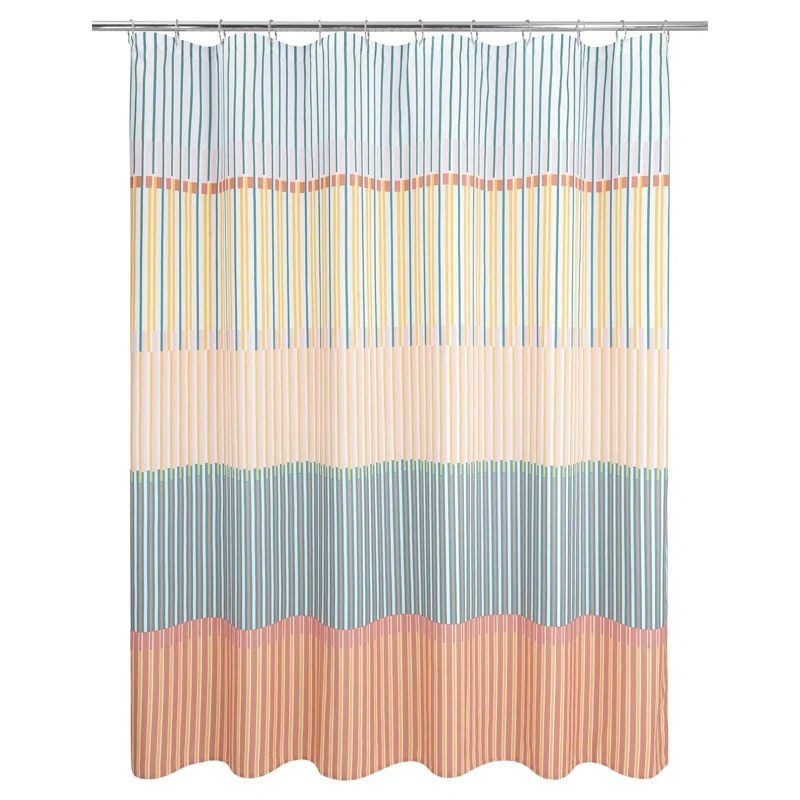Corrigan Studio® Estin Striped Shower Curtain