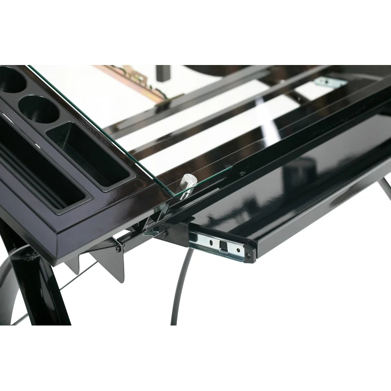 Inbox Zero Courson 50'' x 22'' Craft Table