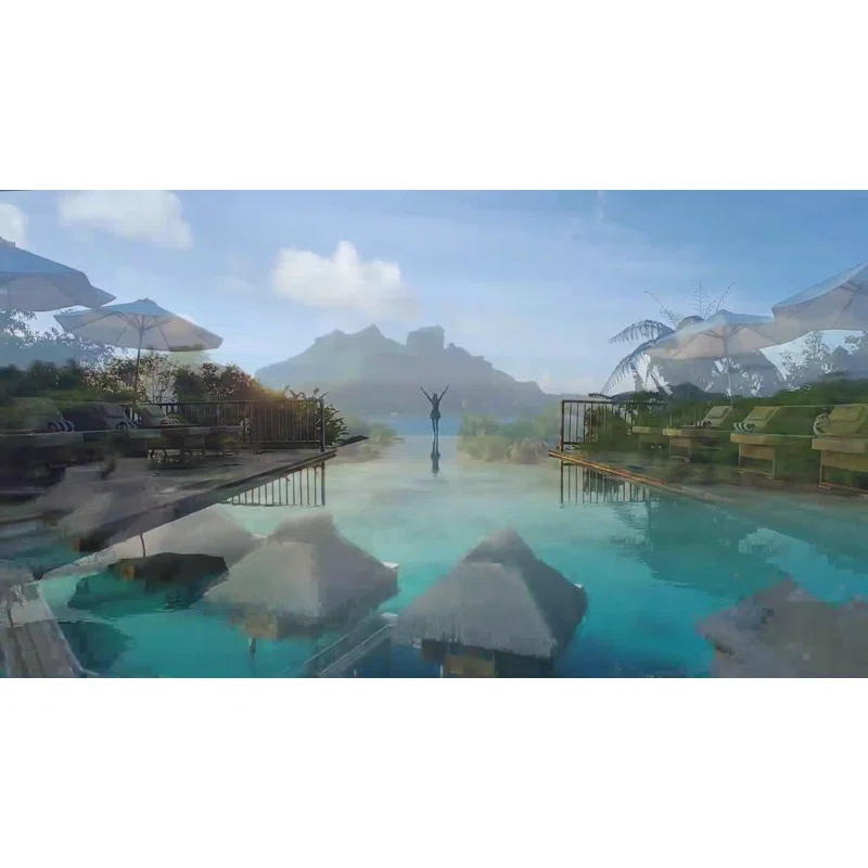 Tommy Bahama Home Sunset Key Ashbourne Solid Wood Standard Bed